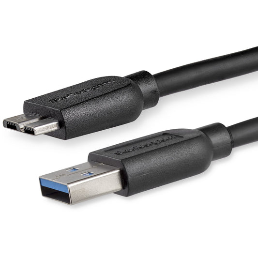 Main Image for StarTech.com 2m (6ft) Slim SuperSpeed USB 3.0 (5Gbps) A to Micro B Cable - M/M