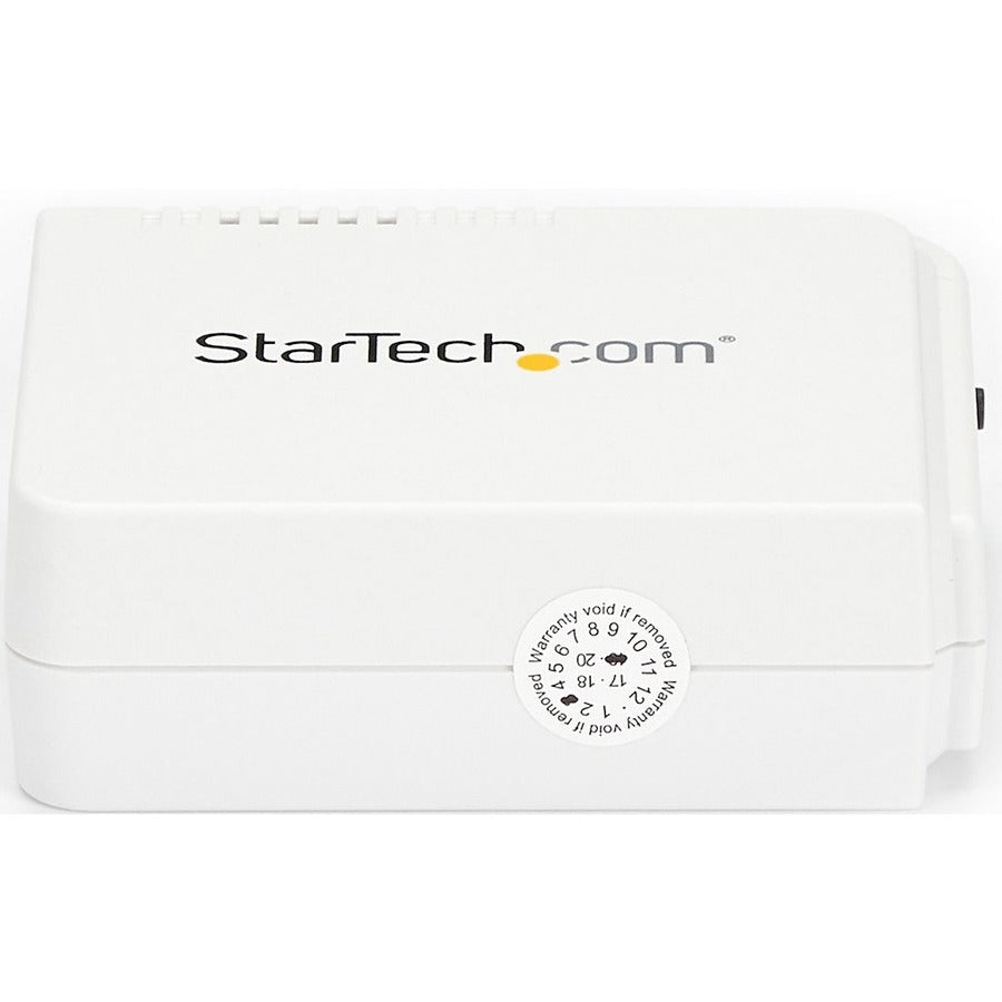 Alternate-Image2 Image for StarTech.com 1 Port USB Wireless N Network Print Server with 10/100 Mbps Ethernet Port - 802.11 b/g/n