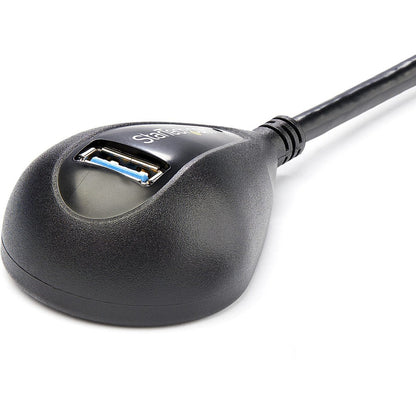 Alternate-Image1 Image for StarTech.com 5 ft Black Desktop SuperSpeed USB 3.0 (5Gbps) Extension Cable - A to A M/F