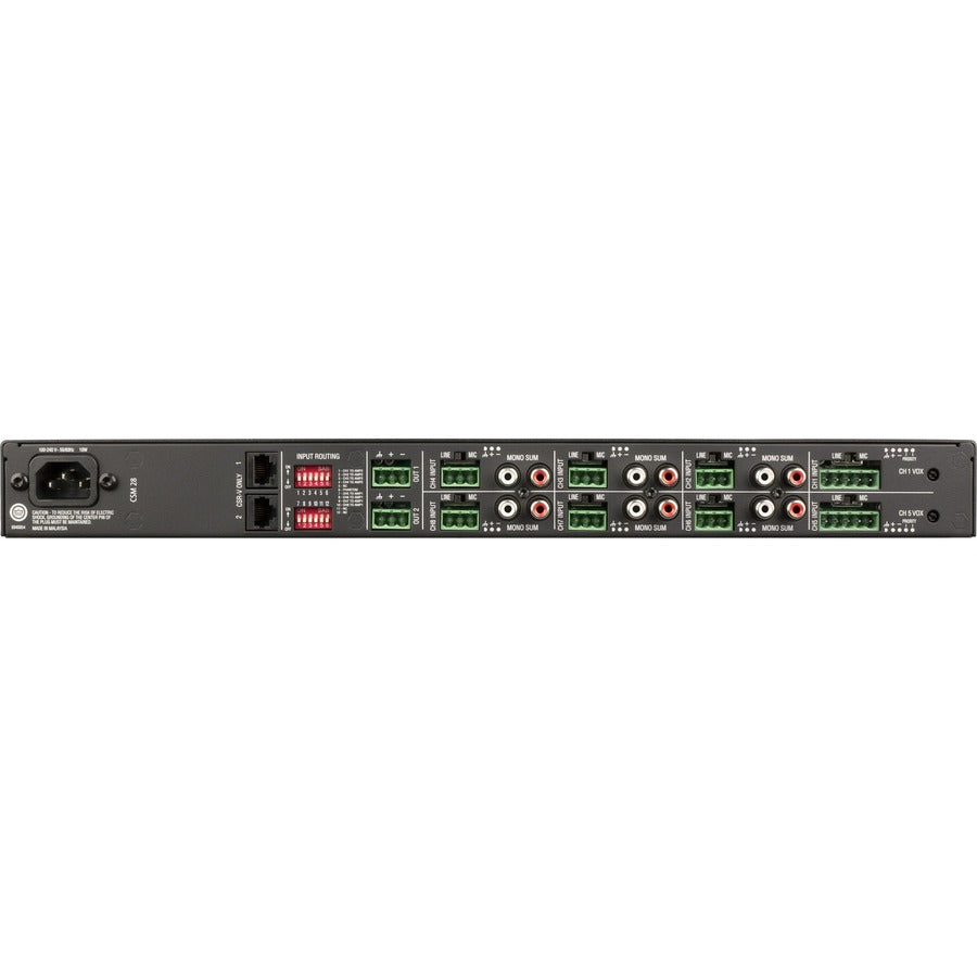 Rear Image for JBL Commercial CSM 28 Audio Mixer