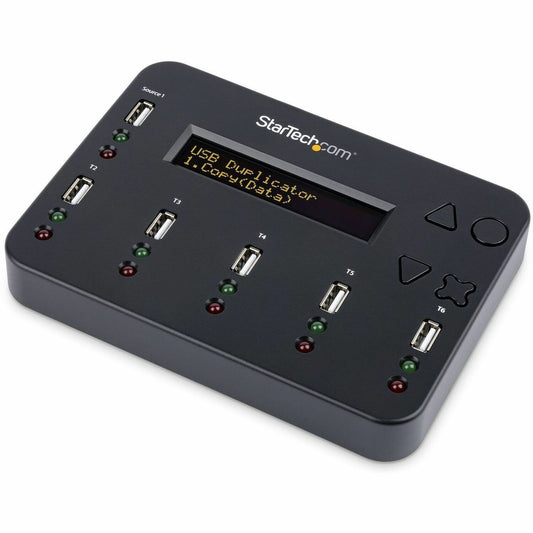 Main Image for StarTech.com Standalone 1 to 5 USB Thumb Drive Duplicator/Eraser, USB Flash Drive Copier/Cloner, Sector-by-Sector Copy, Sanitizer, TAA