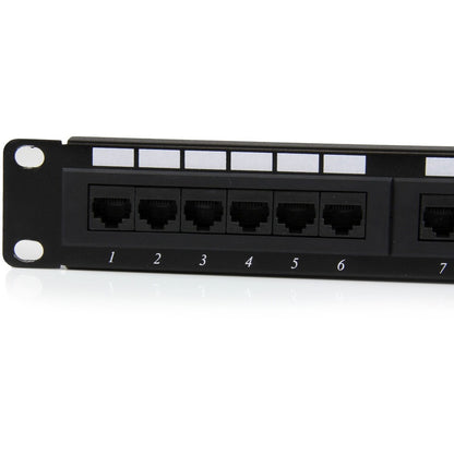 Alternate-Image1 Image for StarTech.com 24 Port 1U Rackmount Cat 6 110 Patch Panel