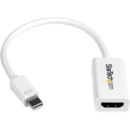 Main Image for StarTech.com Mini DisplayPort to HDMI Adapter, Active Mini DP to HDMI Video Converter for Monitor/Display, 4K 30Hz, mDP to HDMI Adapter, White
