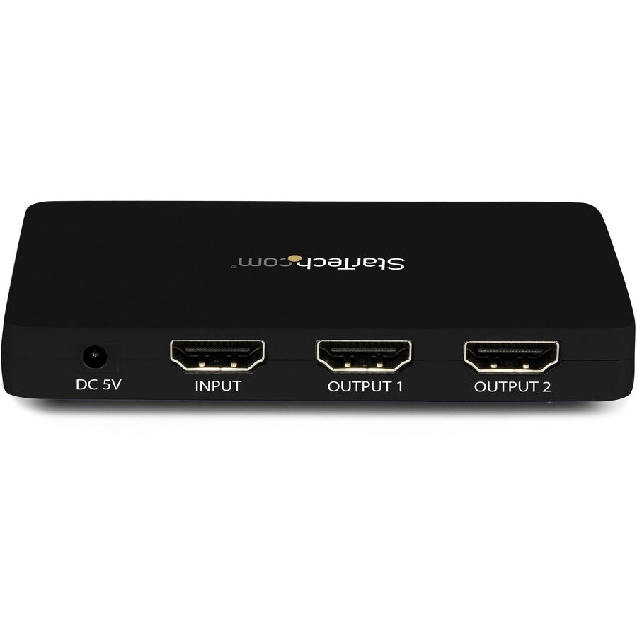 Top Image for StarTech.com HDMI Splitter 1 In 2 Out - 4k 30Hz - 2 Port - Aluminum - HDMI Multi Port - HDMI Audio Splitter