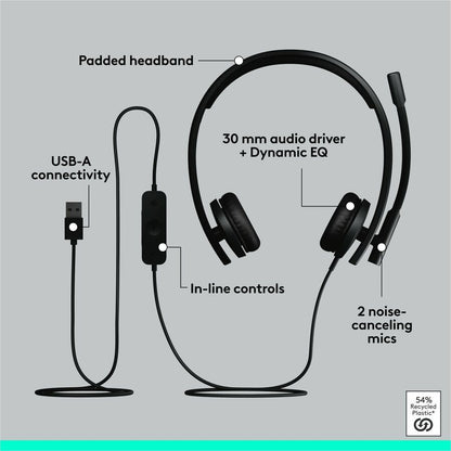 Alternate-Image5 Image for Logitech USB Headset Stereo H570e