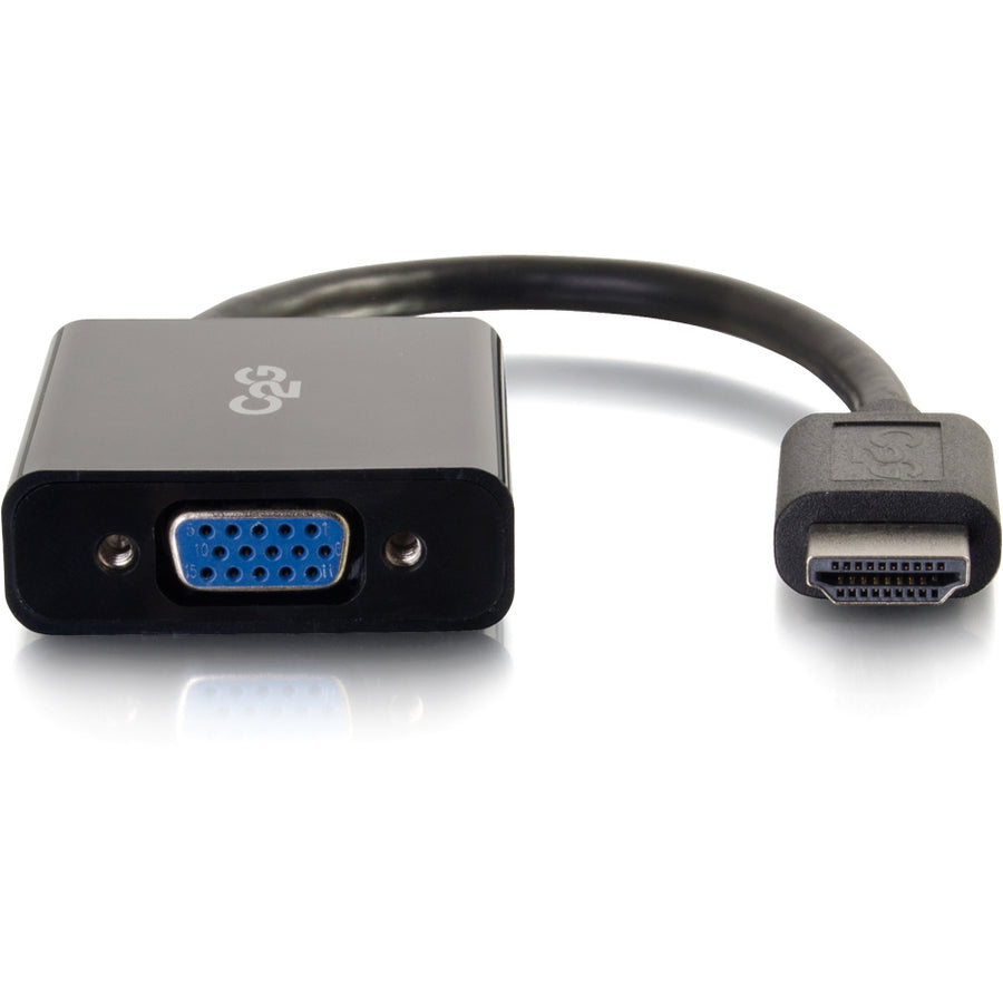 Alternate-Image2 Image for C2G HDMI to VGA Adapter - HDMI to VGA Converter Adapter - 1080p