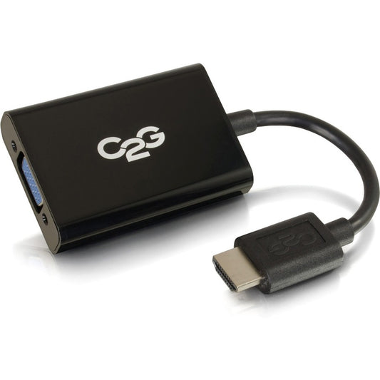 Main Image for C2G HDMI to VGA Adapter Converter Dongle with Stereo Audio M/F - Black