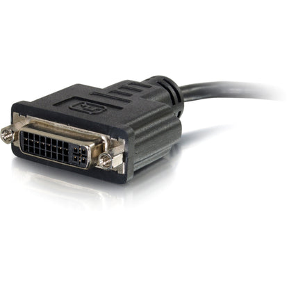 Alternate-Image1 Image for C2G 8in HDMI to DVI Adapter Converter Dongle - M/F Black