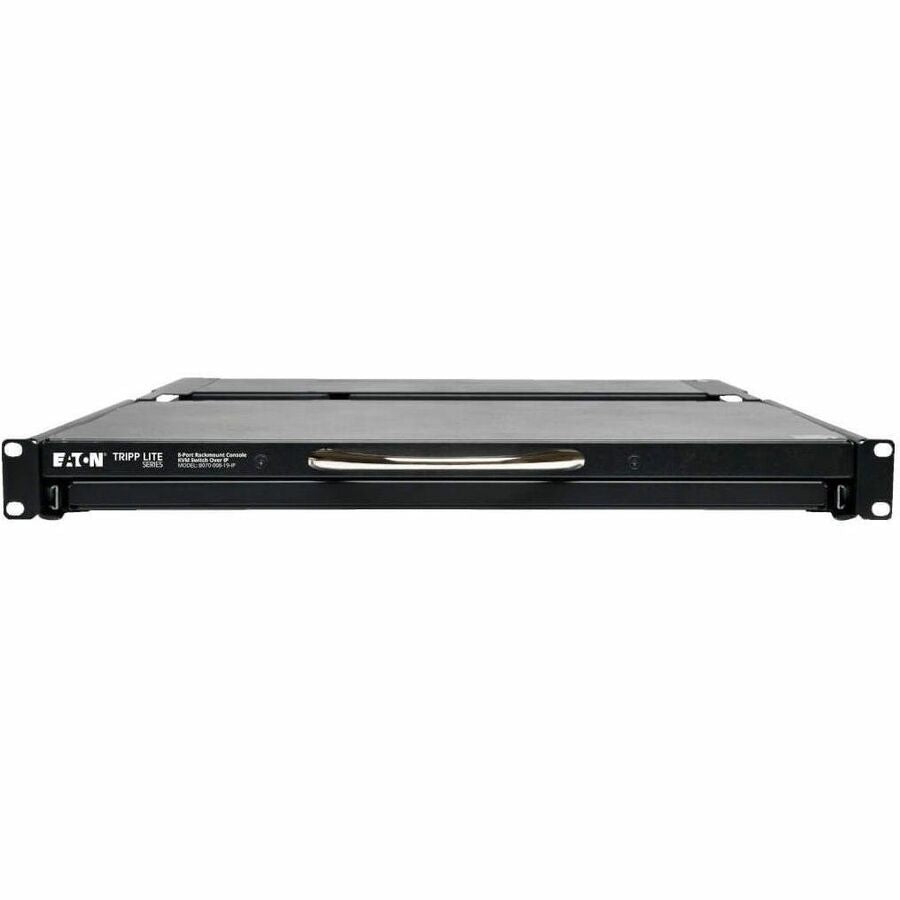 Alternate-Image2 Image for Tripp Lite by Eaton NetCommander 8-Port Cat5 KVM over IP Switch - 19 in. LCD 1 Remote + 1 Local User 1U Rack-Mount