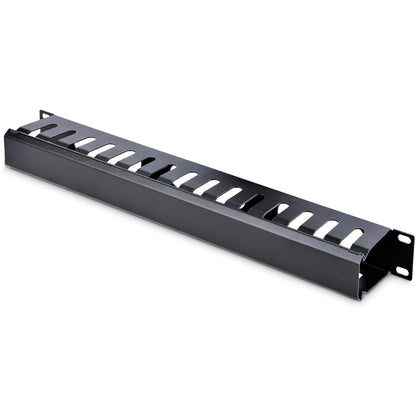 Main Image for StarTech.com 1U Horizontal Finger Duct Rack Cable Management Panel with Cover