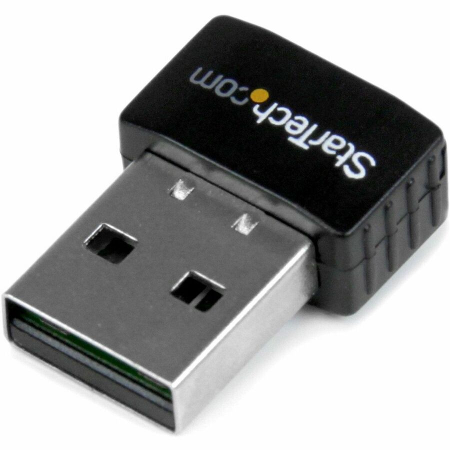 Left Image for StarTech.com USB 2.0 300 Mbps Mini Wireless-N Network Adapter - 802.11n 2T2R WiFi Adapter