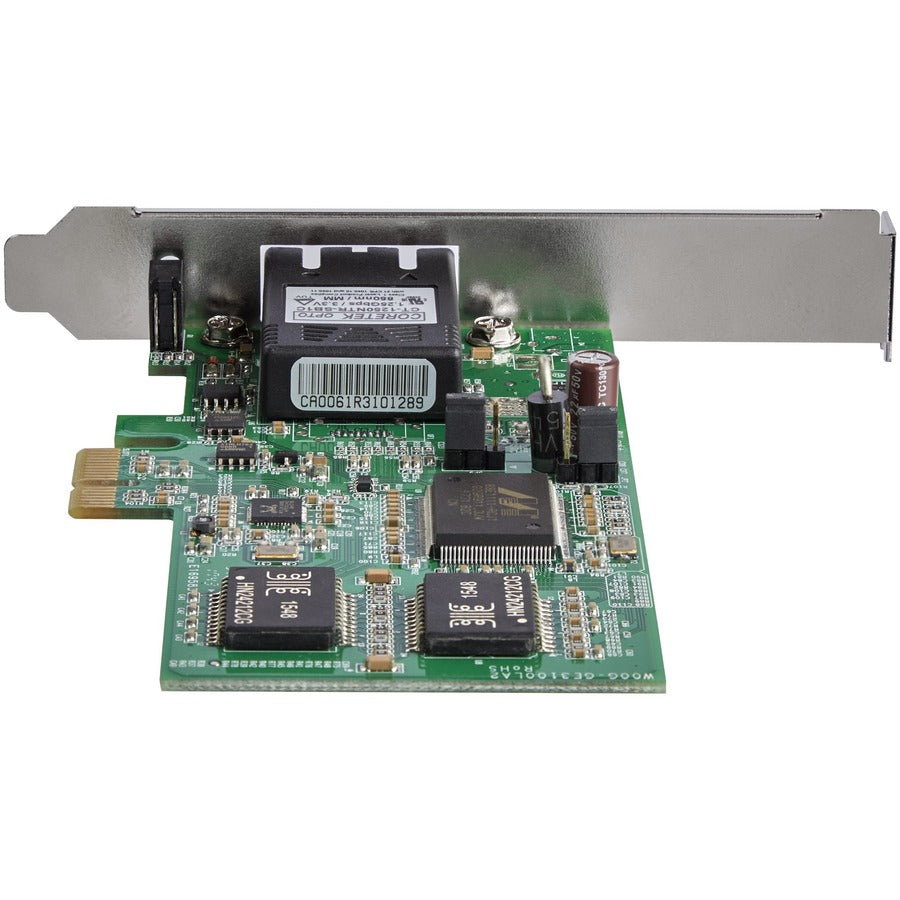 Alternate-Image2 Image for StarTech.com PCI Express (PCIe) Gigabit Ethernet Multimode SC Fiber Network Card Adapter NIC - 550m