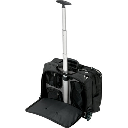 Alternate-Image2 Image for Kensington Contour Carrying Case (Roller) for 17" Notebook - Black, Gray
