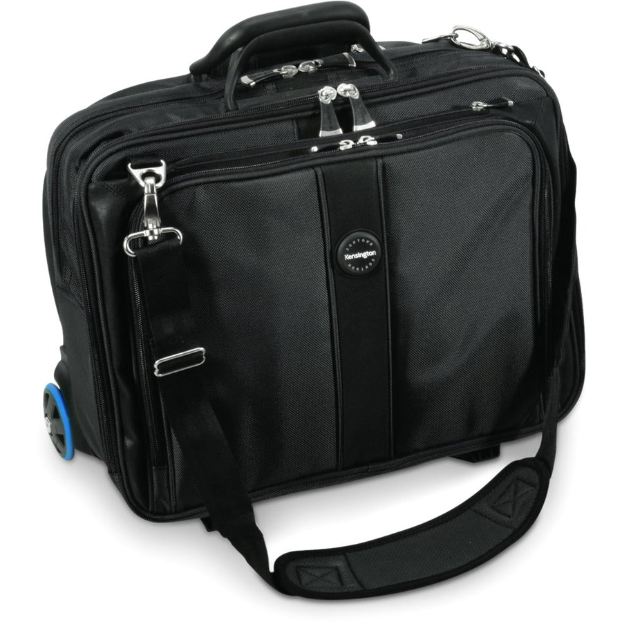 Left Image for Kensington Contour Carrying Case (Roller) for 17" Notebook - Black, Gray