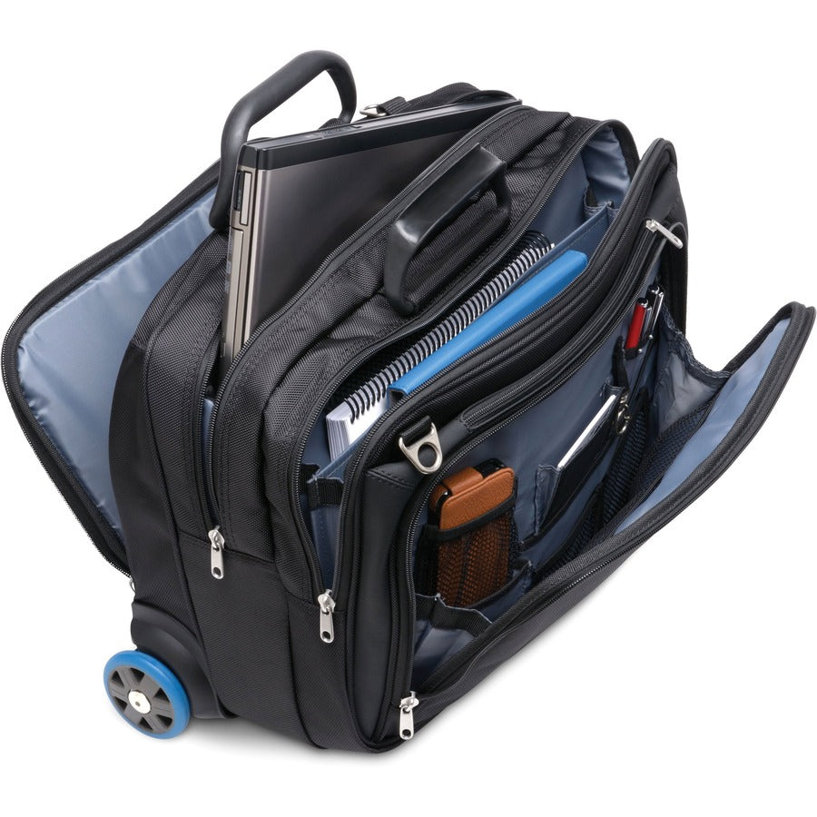 Alternate-Image3 Image for Kensington Contour Carrying Case (Roller) for 17" Notebook - Black, Gray