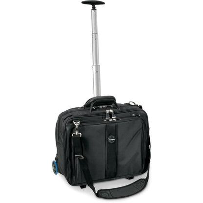 Alternate-Image1 Image for Kensington Contour Carrying Case (Roller) for 17" Notebook - Black, Gray