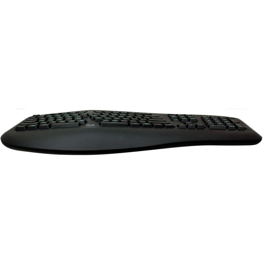 Bottom Image for Adesso Color Illuminated Ergonomic Keyboard