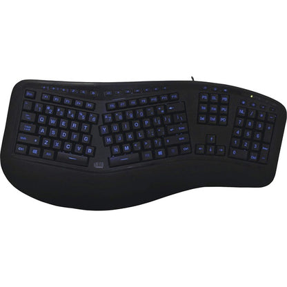 Main Image for Adesso Color Illuminated Ergonomic Keyboard