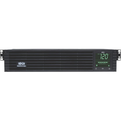 Front Image for Eaton Tripp Lite Series TAA-Compliant SmartPro 120V 3kVA 2.88kW Line-Interactive Sine Wave UPS, 2U Rack/Tower, Extended Run, Pre-Installed WEBCARDLX Network Interface, LCD, USB, DB9 Serial