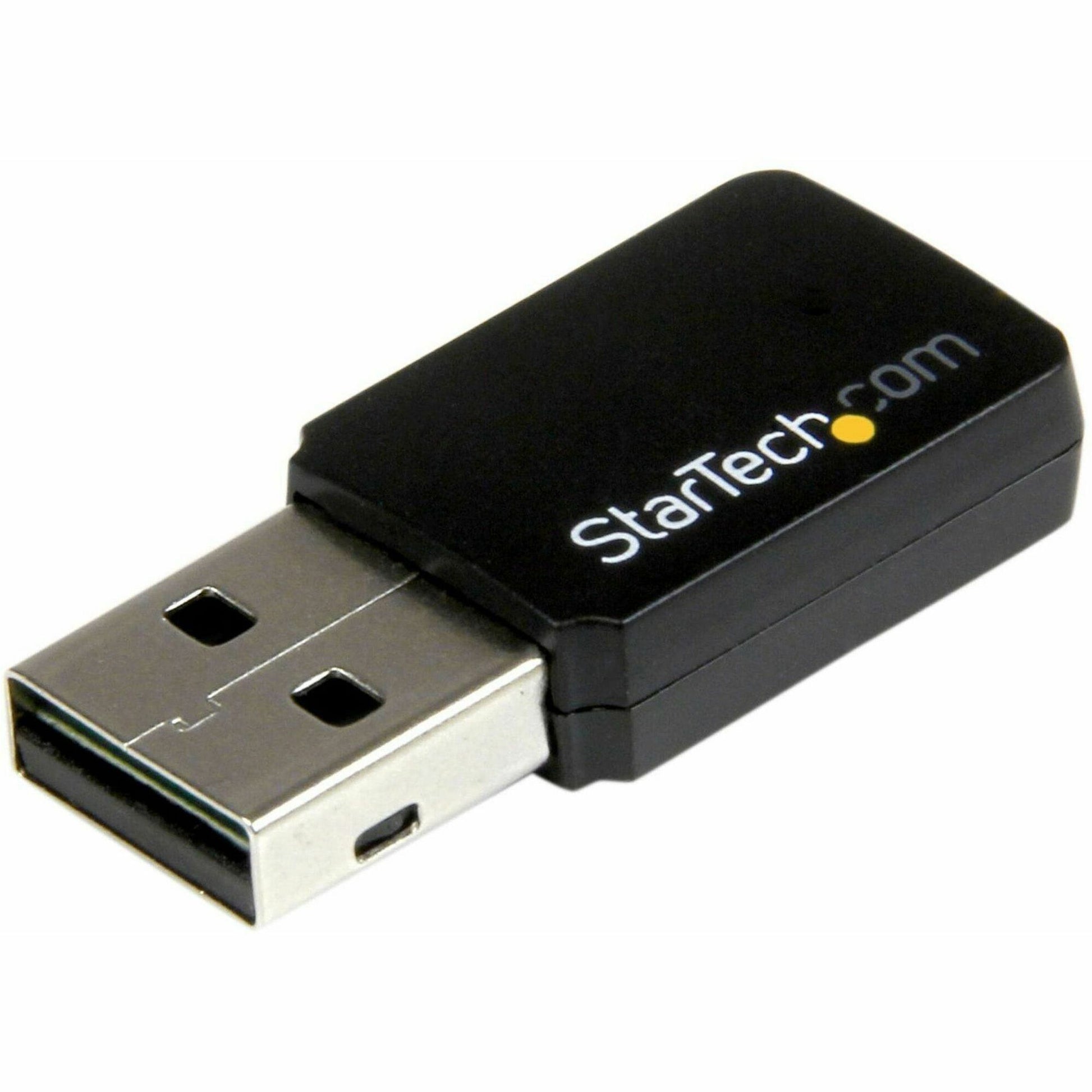 Main Image for StarTech.com USB 2.0 AC600 Mini Dual Band Wireless-AC Network Adapter - 1T1R 802.11ac WiFi Adapter
