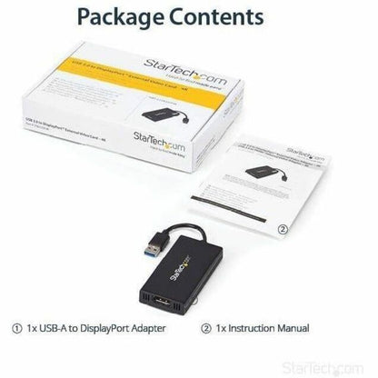 Alternate-Image4 Image for StarTech.com USB 3.0 to DisplayPort Adapter, 4K 30Hz UHD, USB to DP Display Adapter, External Video/Graphics Card for Mac & Windows