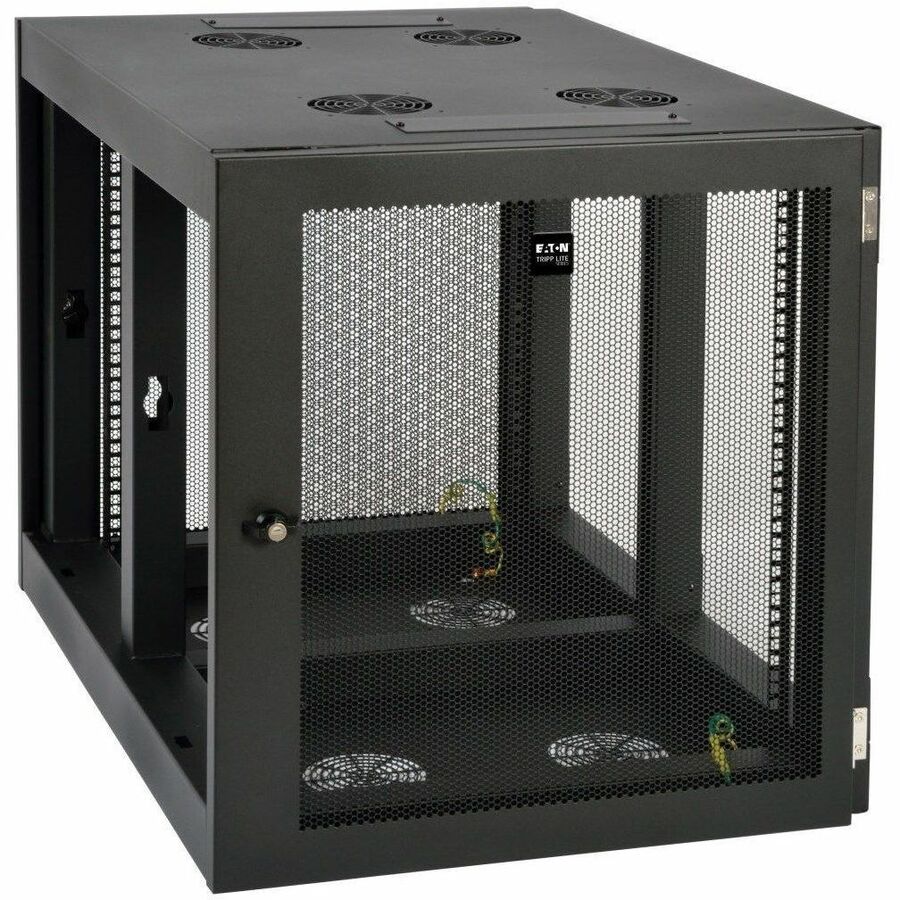 Alternate-Image2 Image for Eaton Tripp Lite Series SmartRack 12U Heavy-Duty Low-Profile Server-Depth Side-Mount Wall-Mount Small Rack Enclosure