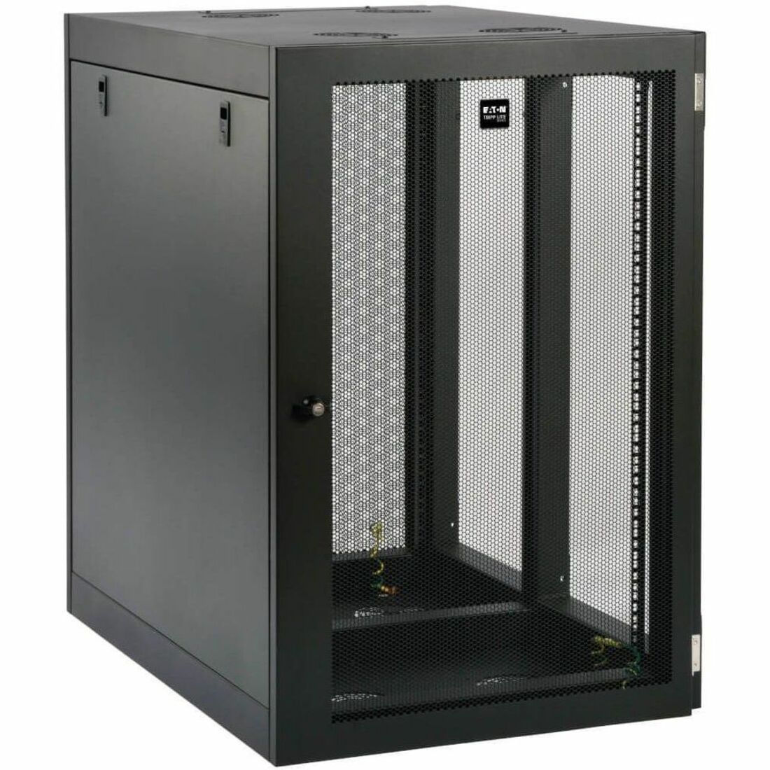 Main Image for Tripp Lite by Eaton SmartRack 18U Heavy-Duty Low-Profile Server-Depth Side-Mount Wall-Mount Rack Enclosure Cabinet