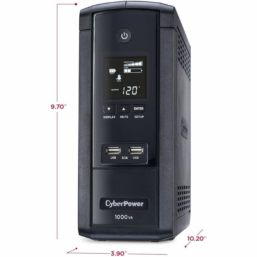 Alternate-Image3 Image for CyberPower BRG1000AVRLCD Intelligent LCD UPS Systems