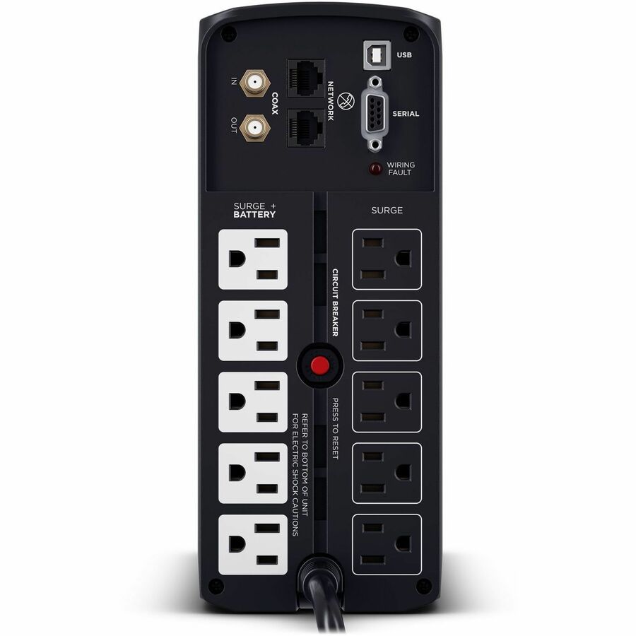Alternate-Image1 Image for CyberPower BRG1000AVRLCD Intelligent LCD UPS Systems