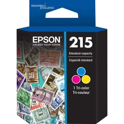 Main Image for Epson 215 Original Inkjet Ink Cartridge - Tri-color - 1 Each