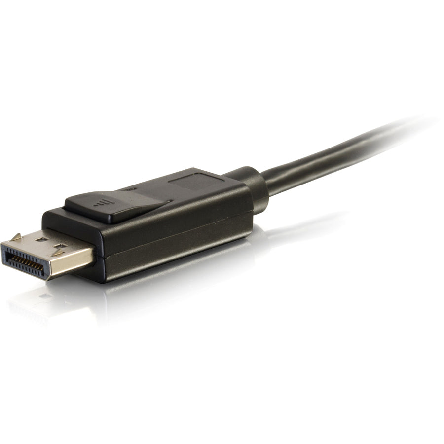 Alternate-Image1 Image for C2G Mini DisplayPort to DisplayPort Adapter Cable - 6ft, 4K 30Hz, Black