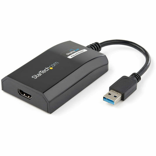 Main Image for StarTech.com USB 3.0 to HDMI Adapter, DisplayLink Certified, 1920x1200, USB-A to HDMI Display Adapter, External Graphics Card for Mac/PC