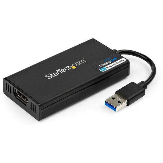 Main Image for StarTech.com USB 3.0 to HDMI Adapter, 4K 30Hz UHD, USB to HDMI Display Adapter, External Video/Graphics Card for Mac & Windows