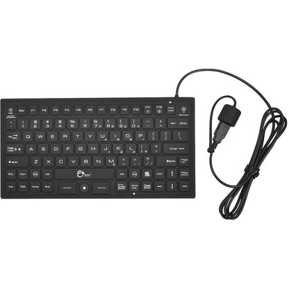 Front Image for SIIG Industrial/Medical Grade Washable Backlit Keyboard with Pointing Device