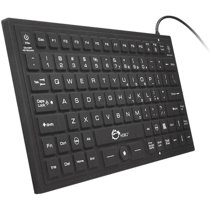 Right Image for SIIG Industrial/Medical Grade Washable Backlit Keyboard with Pointing Device