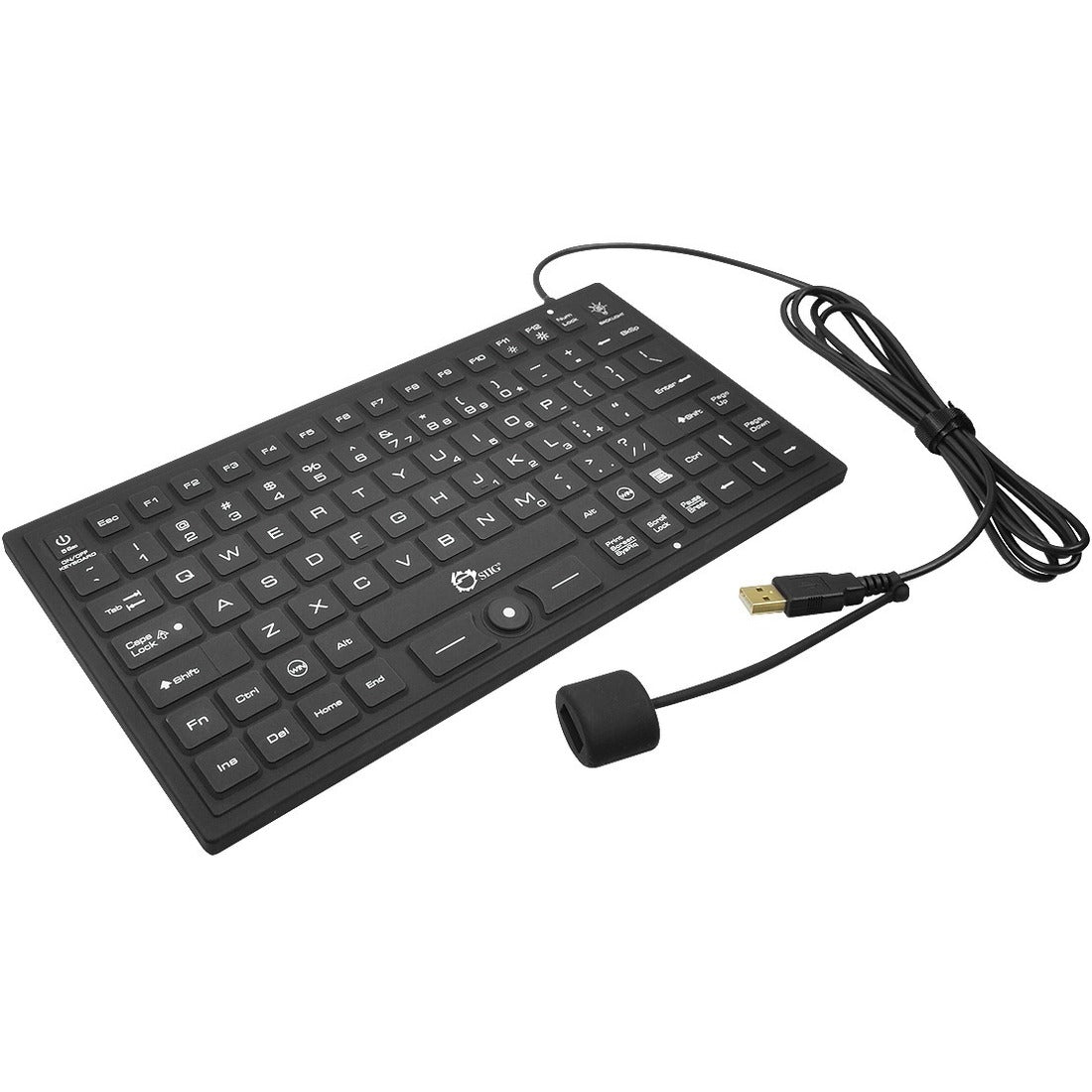 Main Image for SIIG Industrial/Medical Grade Washable Backlit Keyboard with Pointing Device