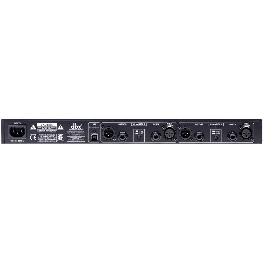Rear Image for dbx Advanced Feedback Suppression Processor with Full LCD Display