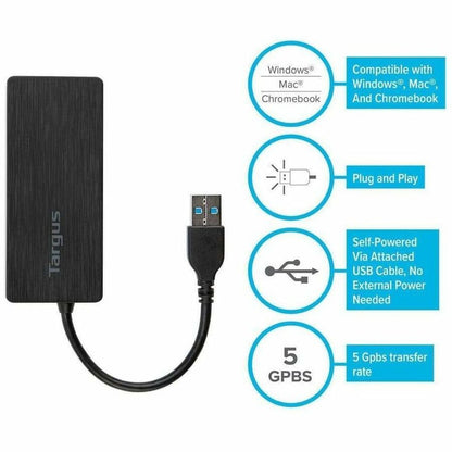 Alternate-Image6 Image for Targus USB 3.0 4-Port Hub