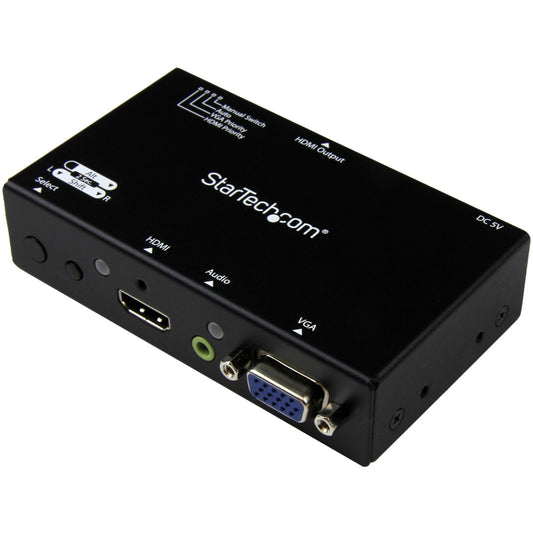 Main Image for StarTech 2x1 HDMI + VGA to HDMI Converter Switch w/ Automatic and Priority Switching - 1080p, TAA