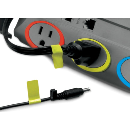 Alternate-Image3 Image for Kensington&reg; SmartSockets&reg; Surge Strip, 370 Joules, 6' Cord, 6 Power & 1 Phone Outlet, Color Coded