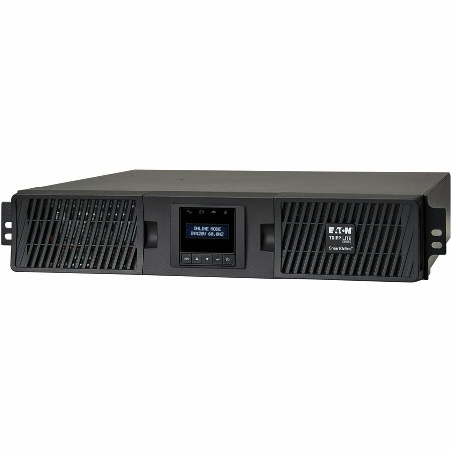 Alternate-Image4 Image for Eaton Tripp Lite Series SmartOnline 2000VA 1800W 120V Double-Conversion UPS - 7 Outlets, Extended Run, Network Card Included, LCD, USB, DB9, 2U Rack/Tower