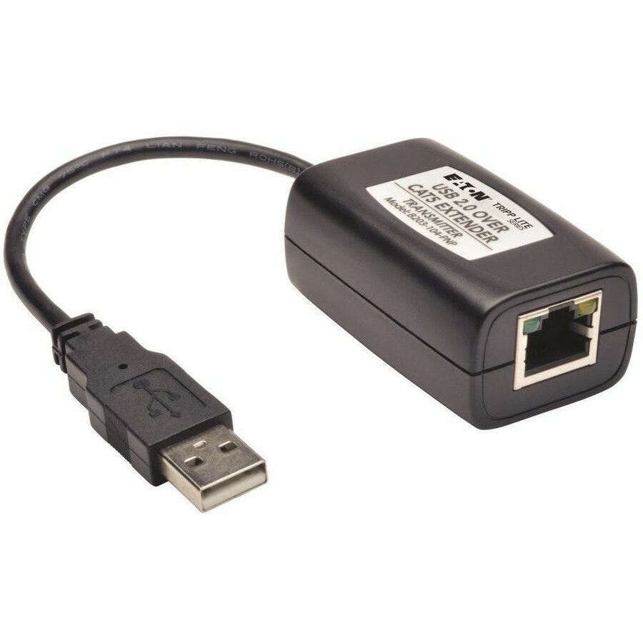 Alternate-Image4 Image for Eaton Tripp Lite Series 4-Port Plug-and-Play USB 2.0 over Cat5/Cat6 Extender Kit, Transmitter & Receiver, USB up to 164.04 ft. (50M), TAA
