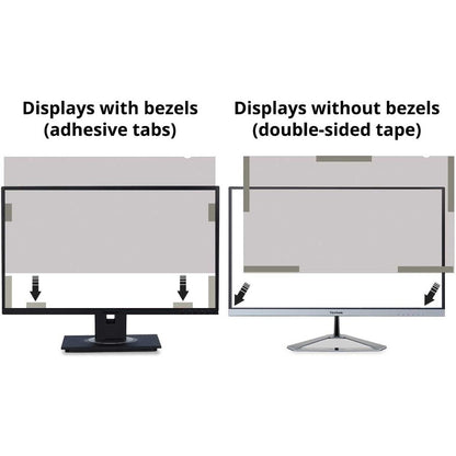 Alternate-Image9 Image for ViewSonic 23.6" Privacy Filter Screen Protector for Widescreen (16:9) LCD Monitor Lightweight Anti-glare and Anti-scratch, Black.