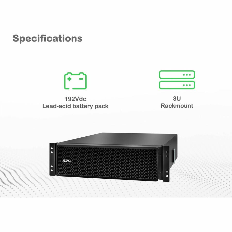 Alternate-Image10 Image for APC Smart-UPS On-Line SRT External Battery Pack, 3U Rack, 192Vdc