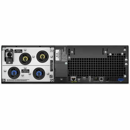 Rear Image for APC Smart-UPS On-Line, 5.4kVA, Rackmount 3U, 208V, 2x L6-20R+2x L6-30R NEMA outlets, Network Card+SmartSlot, Extended runtime, W/ rail kit