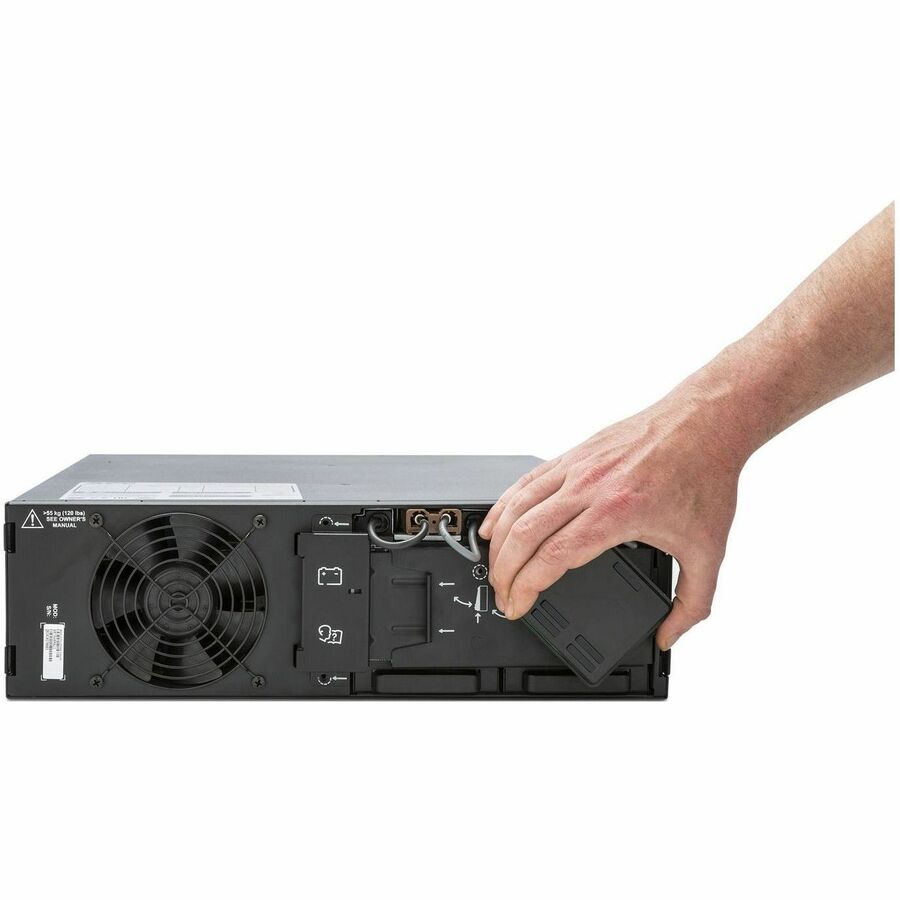 Alternate-Image3 Image for APC Smart-UPS On-Line, 5.4kVA, Rackmount 3U, 208V, 2x L6-20R+2x L6-30R NEMA outlets, Network Card+SmartSlot, Extended runtime, W/ rail kit