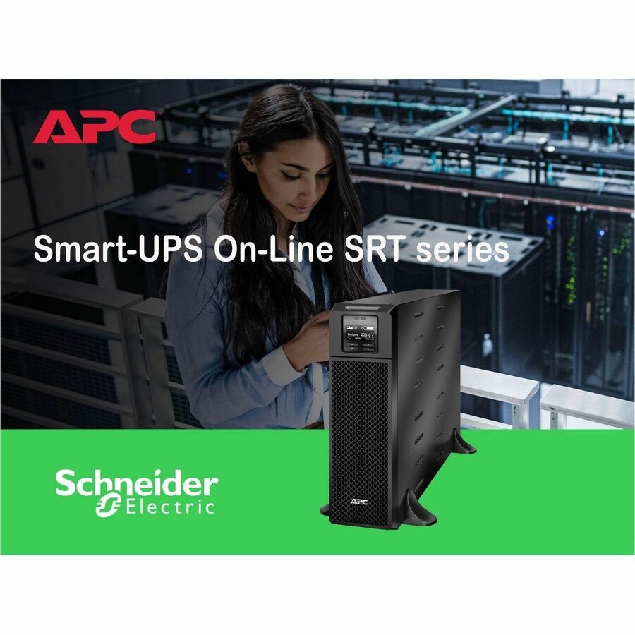 Alternate-Image10 Image for APC Smart-UPS On-Line, 5.4kVA, Tower, 208V, 2x L6-20R+2x L6-30R NEMA outlets, Network Card+SmartSlot, Extended runtime, W/O rail kit