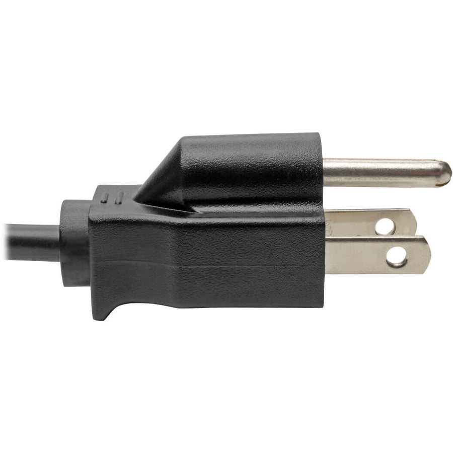 Alternate-Image2 Image for Eaton Tripp Lite Series 3-Slot Power Cord, NEMA 5-15P to C5 - Laptop/Notebook, 10A, 125V, 18 AWG, 3 ft. (0.91 m), Black