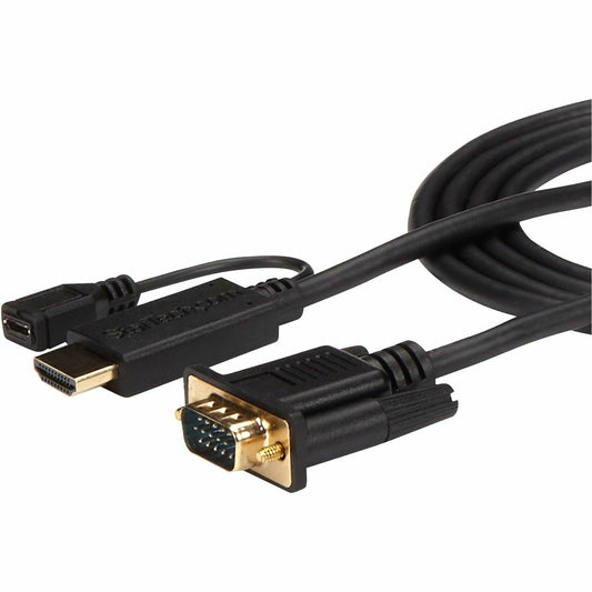 Main Image for StarTech.com HDMI to VGA Cable - 3 ft / 1m - 1080p - 1920 x 1200 - Active HDMI Cable - Monitor Cable - Computer Cable