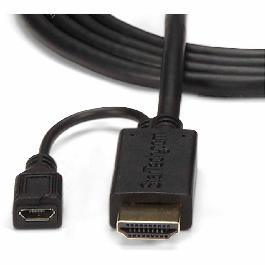 Alternate-Image6 Image for StarTech.com HDMI to VGA Cable - 6 ft / 2m - 1080p - 1920 x 1200 - Active HDMI Cable - Monitor Cable - Computer Cable